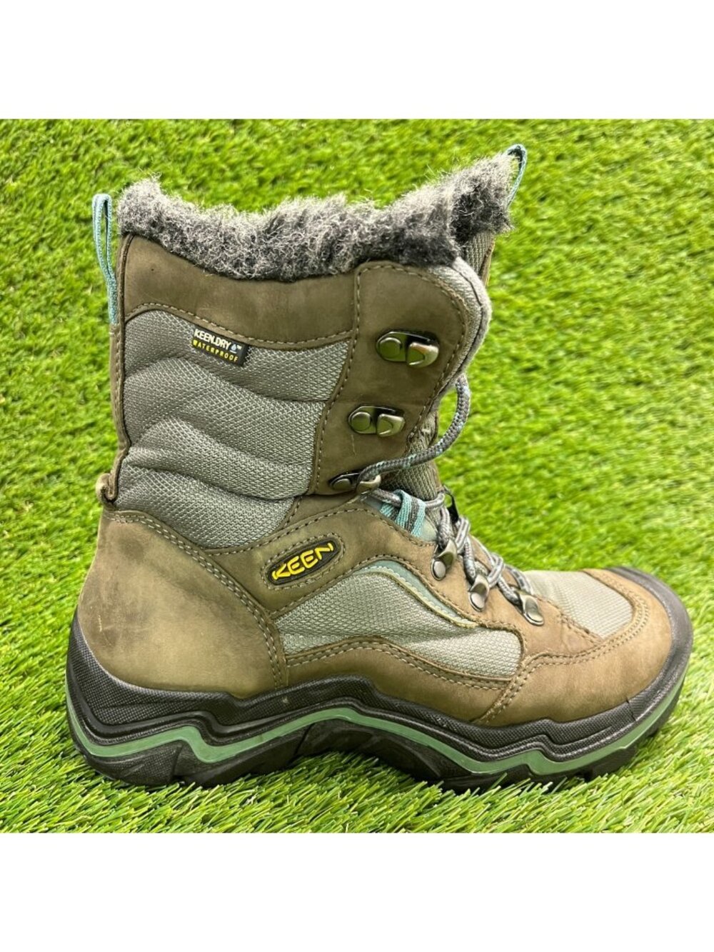 Keen Durand Polar Womens Size 7.5 Brown Outdoor Waterproof Lace Up Winter Boots